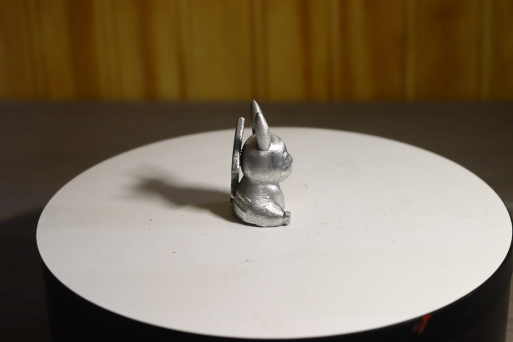 Solid Aluminum Alloy (Tenzaloy) Pokémon Pikachu Statue 1.5" Tall