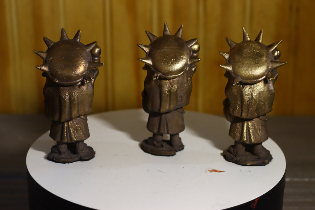 Solid Bronze (Nordic Gold) Statue of Liberty 3" Tall