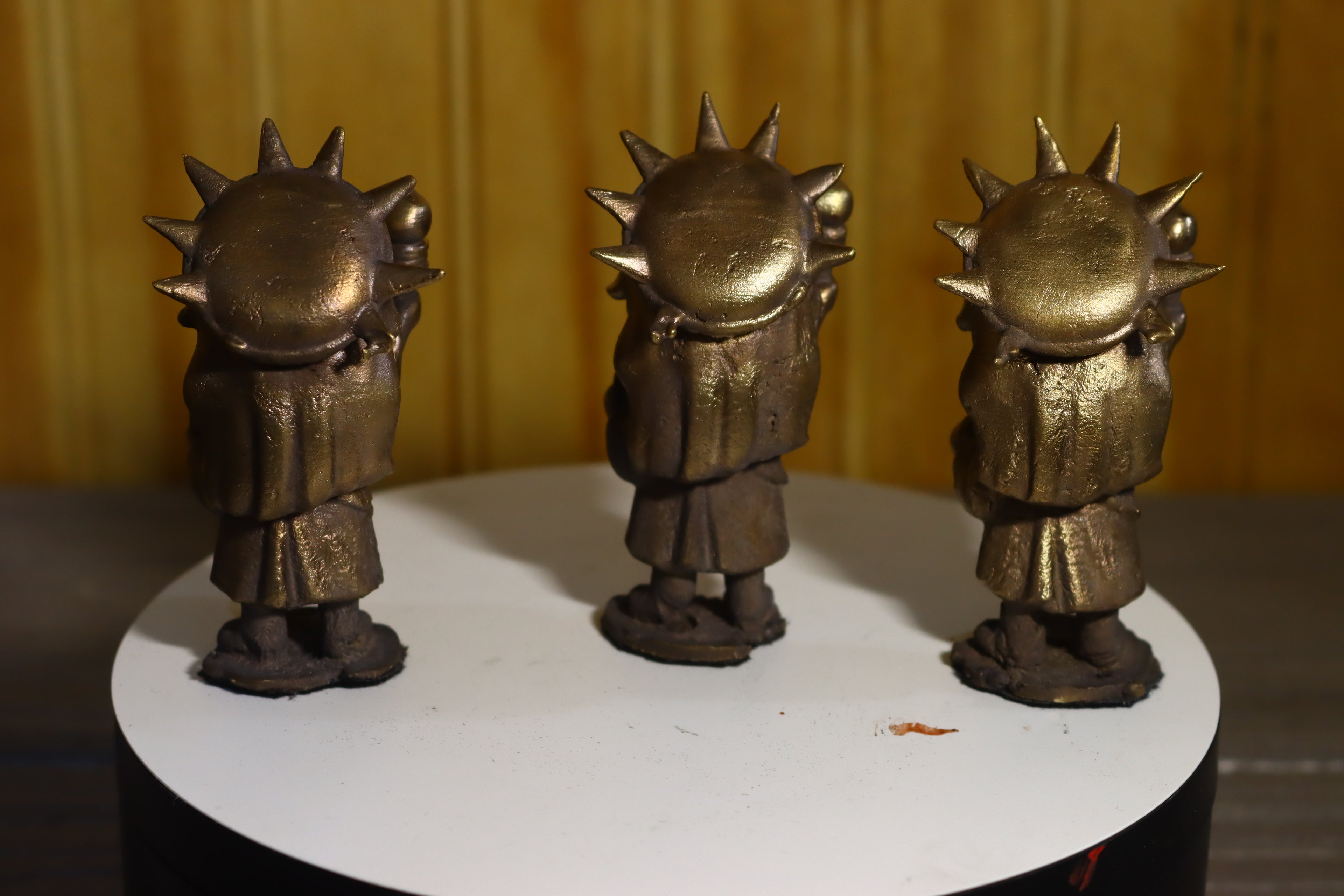 Solid Bronze (Nordic Gold) Statue of Liberty 3" Tall