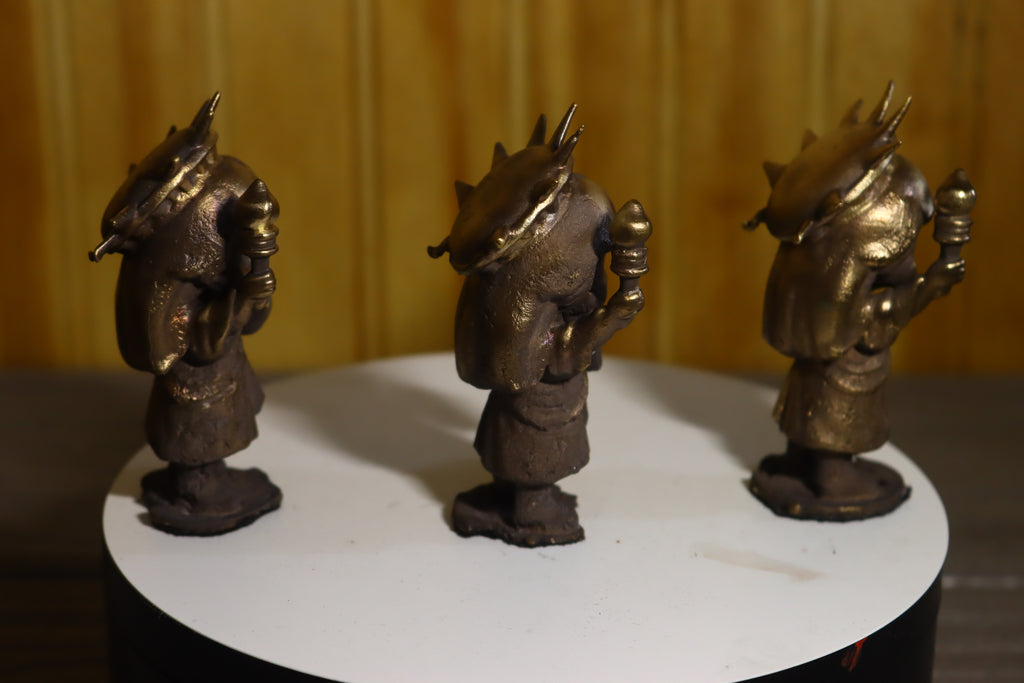 Solid Bronze (Nordic Gold) Statue of Liberty 3" Tall