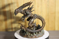 Solid Silicon Bronze Alien Queen Statue (Alien) 6" Tall With Clear Coat & Fabric Bottom