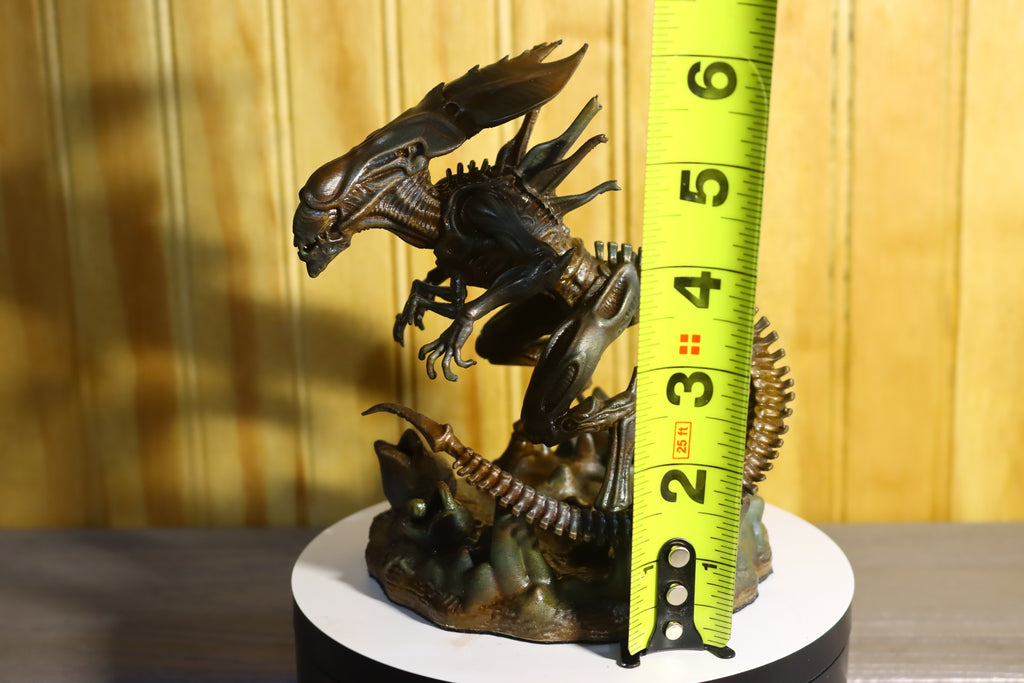 Solid Silicon Bronze Alien Queen Statue (Alien) 6" Tall With Clear Coat & Fabric Bottom