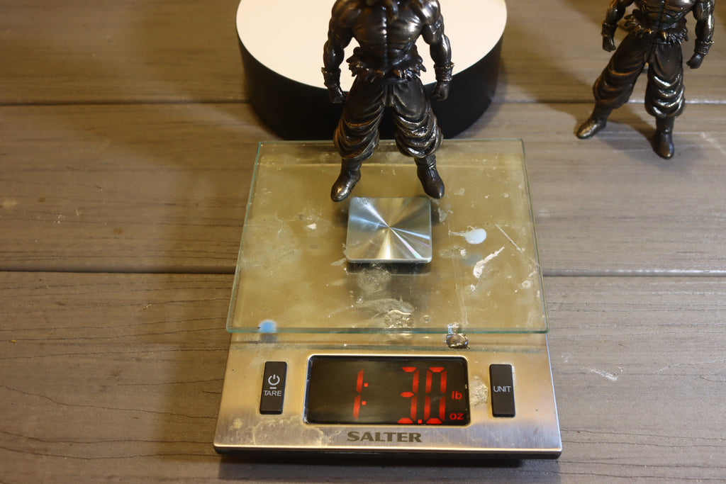 Solid Silicon Bronze Goku (Dragonball Z) Statue 6" Tall w/ Protectaclear & Felted Feet