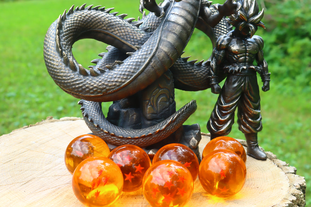 Solid Silicon Bronze Shenron Statue 8.75" Tall w/ Felted Bottom 11lbs 2.4 oz