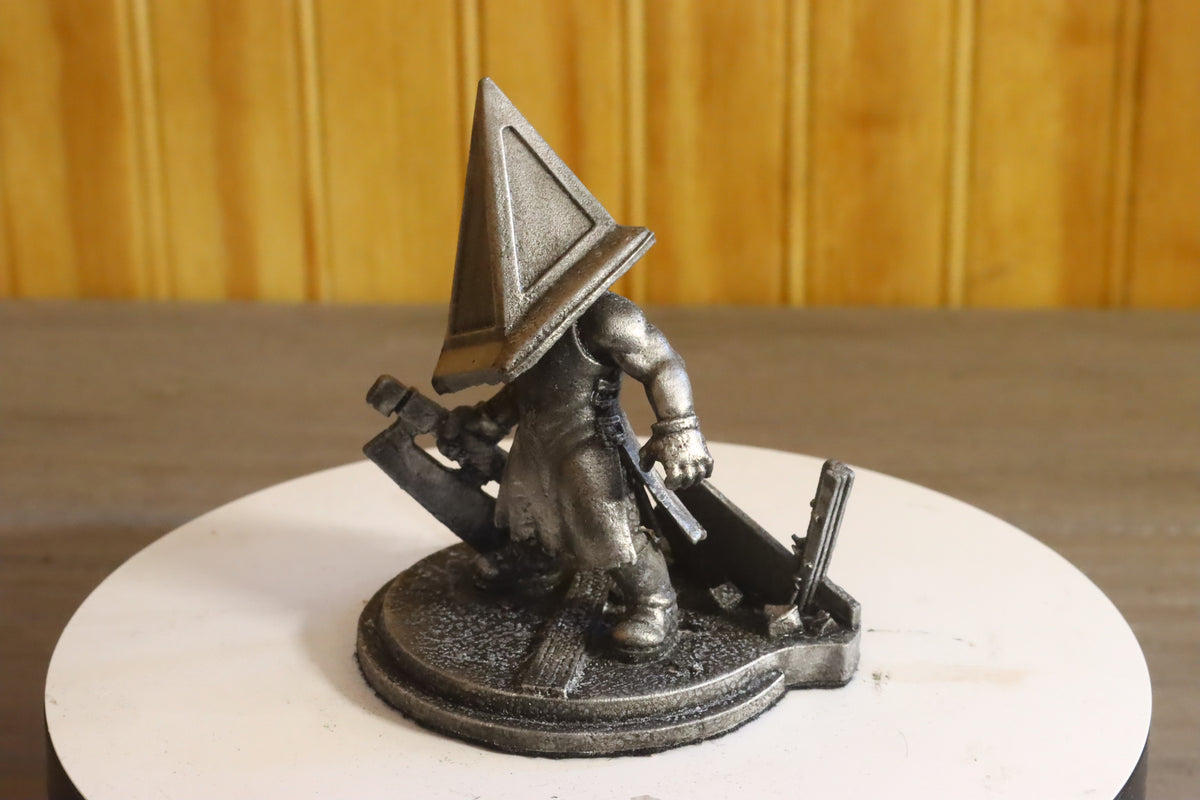 Solid Aluminum Alloy (Tenzaloy) Chibi Brutal Fog Town Executioner Statue 3" Tall w/ Protectaclear & Felted Bottom
