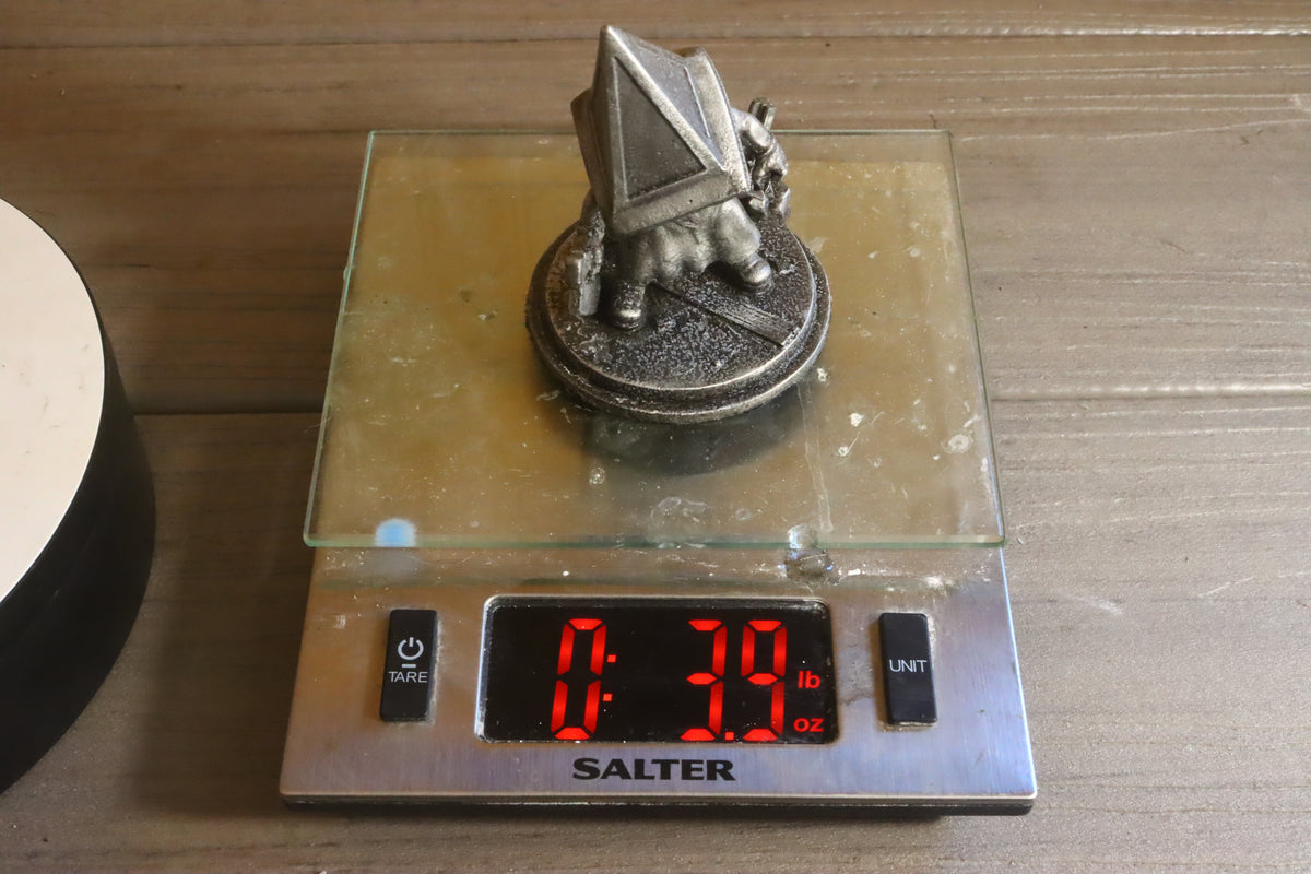 Solid Aluminum Alloy (Tenzaloy) Chibi Brutal Fog Town Executioner Statue 3" Tall w/ Protectaclear & Felted Bottom