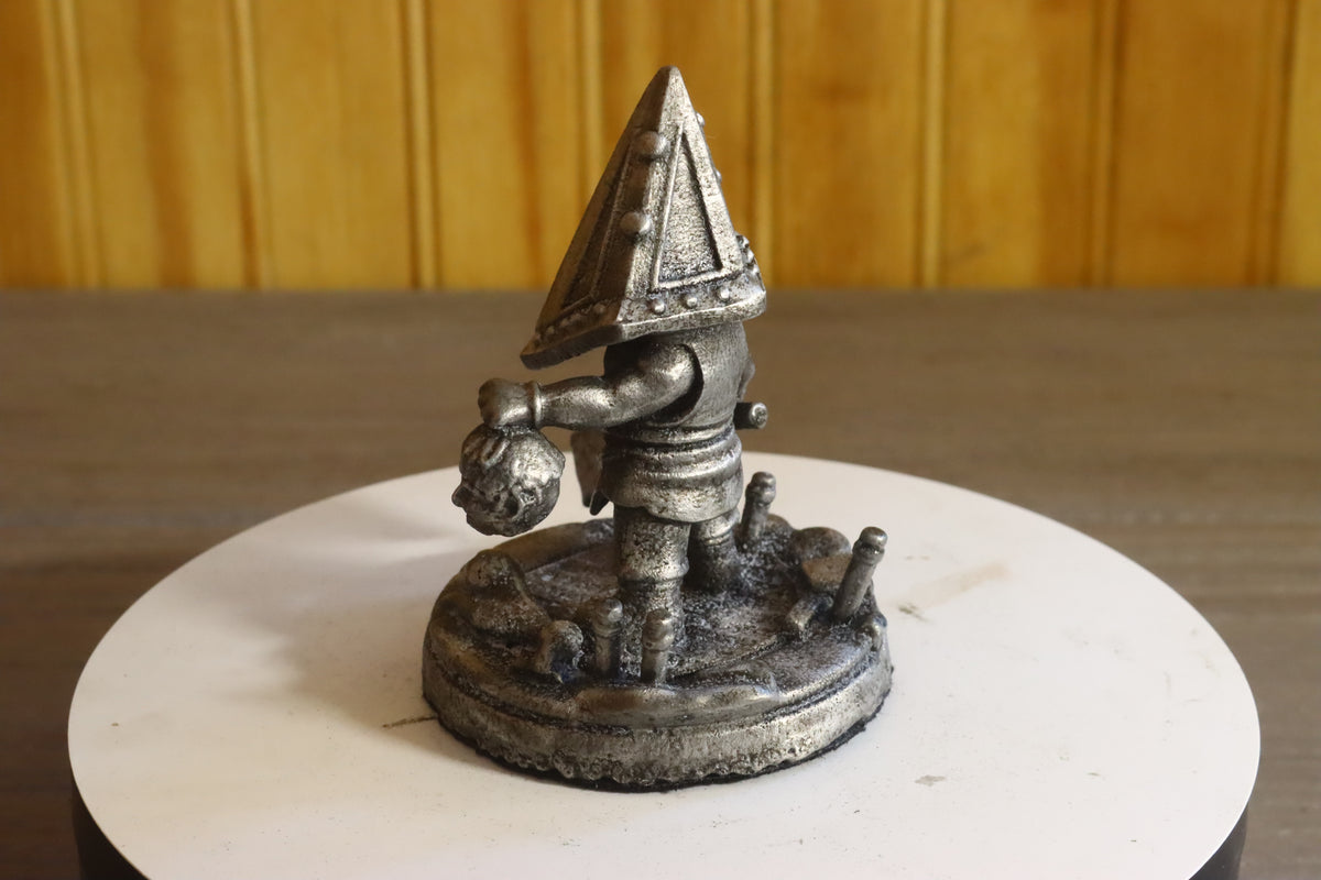 Solid Aluminum Alloy (Tenzaloy) Chibi Brutal Fog Town Executioner Statue 3.5" Tall w/ Protectaclear & Felted Bottom