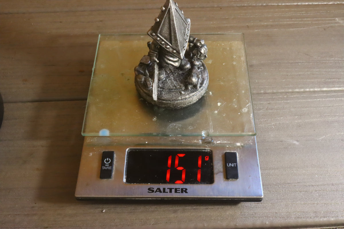 Solid Aluminum Alloy (Tenzaloy) Chibi Brutal Fog Town Executioner Statue 3.5" Tall w/ Protectaclear & Felted Bottom