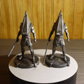 Solid Aluminum Alloy (Tenzaloy) Brutal Fog Town Executioner Statue 5" Tall w/ Protectaclear & Felted Bottom