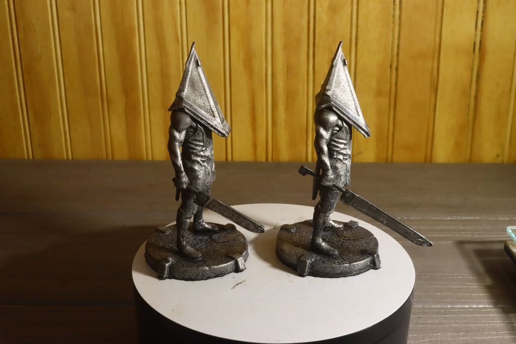Solid Aluminum Alloy (Tenzaloy) Brutal Fog Town Executioner Statue 5" Tall w/ Protectaclear & Felted Bottom