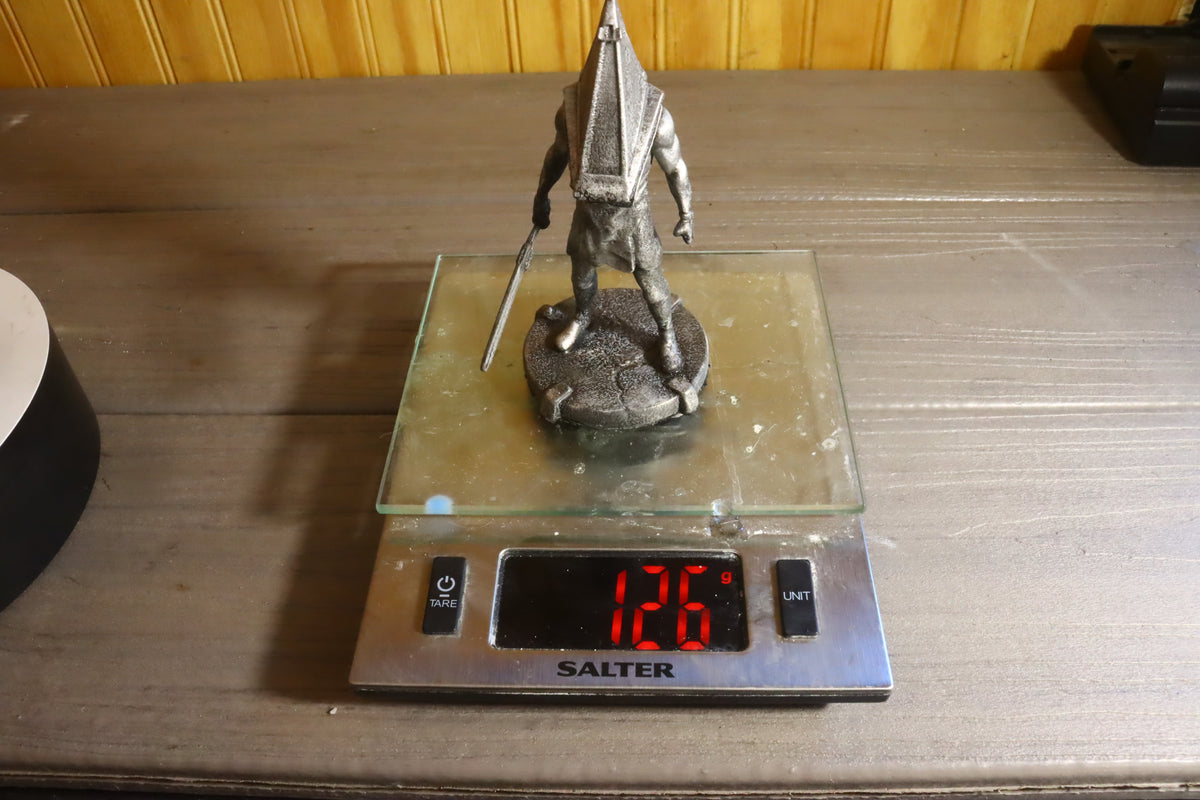 Solid Aluminum Alloy (Tenzaloy) Brutal Fog Town Executioner Statue 5" Tall w/ Protectaclear & Felted Bottom