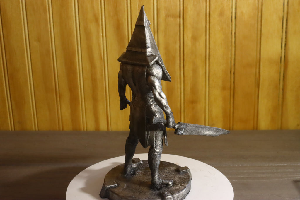 Solid Aluminum Alloy (Tenzaloy) Brutal Fog Town Executioner Statue 7" Tall w/ Protectaclear & Felted Bottom