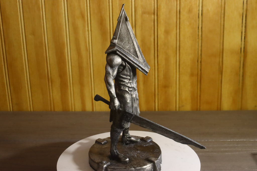 Solid Aluminum Alloy (Tenzaloy) Brutal Fog Town Executioner Statue 7" Tall w/ Protectaclear & Felted Bottom