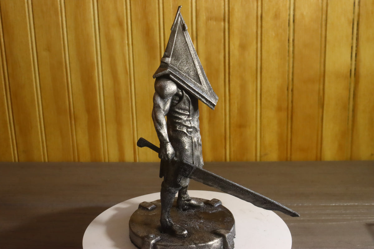 Solid Aluminum Alloy (Tenzaloy) Brutal Fog Town Executioner Statue 7" Tall w/ Protectaclear & Felted Bottom
