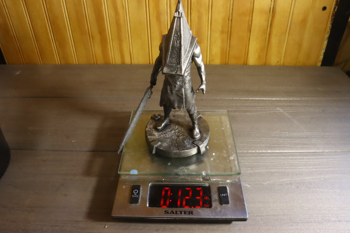 Solid Aluminum Alloy (Tenzaloy) Brutal Fog Town Executioner Statue 7" Tall w/ Protectaclear & Felted Bottom