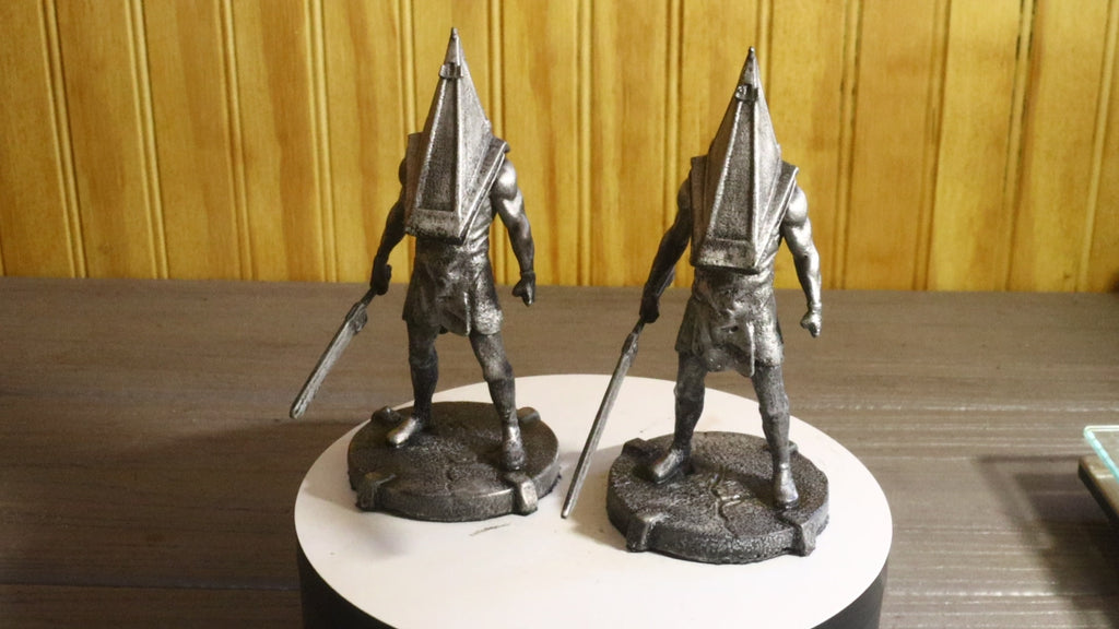 Solid Aluminum Alloy (Tenzaloy) Brutal Fog Town Executioner Statue 5" Tall w/ Protectaclear & Felted Bottom