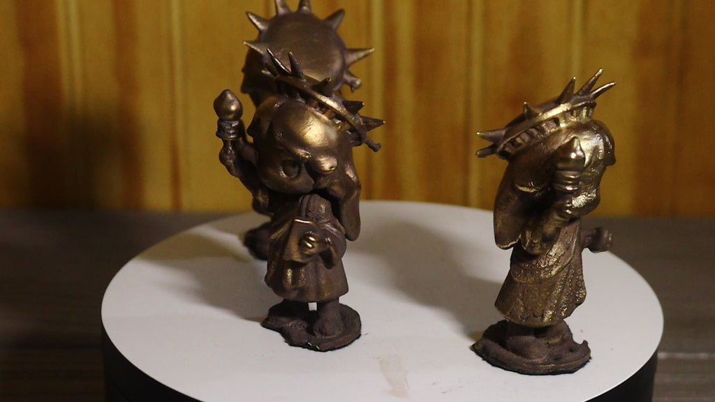 Solid Bronze (Nordic Gold) Statue of Liberty 3" Tall