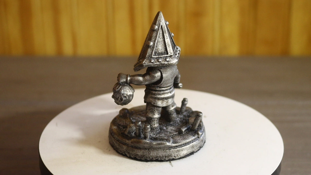 Solid Aluminum Alloy (Tenzaloy) Chibi Brutal Fog Town Executioner Statue 3.5" Tall w/ Protectaclear & Felted Bottom