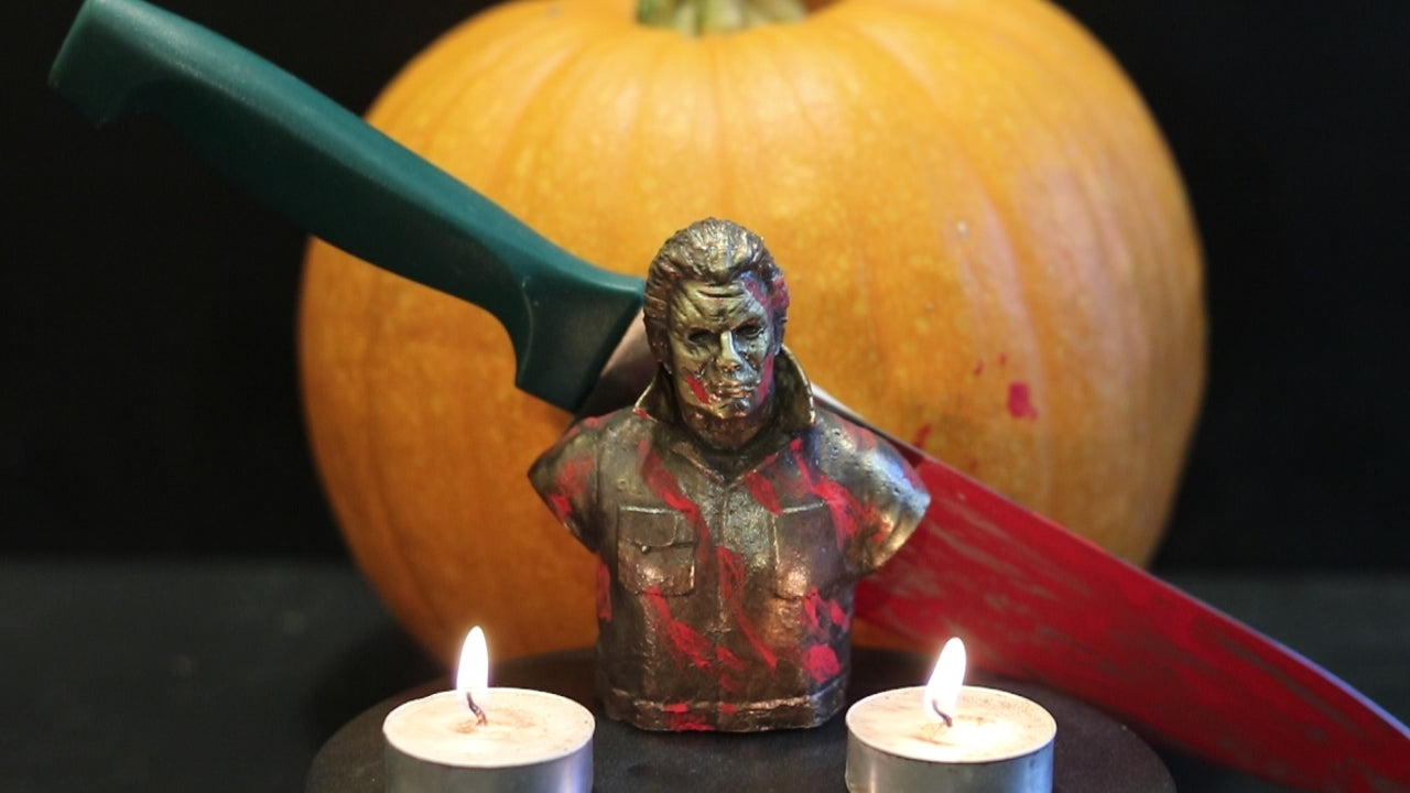 Solid Brass Michael Myers Bust