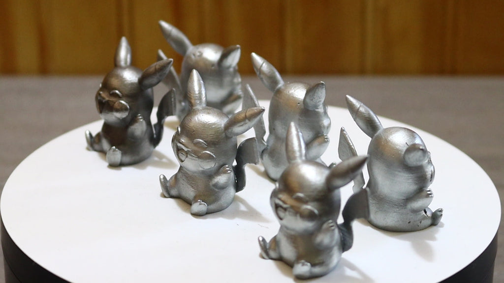 Solid Zinc Alloy (ZA12) Pikachu Pokémon Statue 1.5 Inches Tall