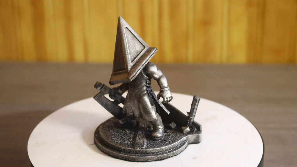 Solid Aluminum Alloy (Tenzaloy) Chibi Brutal Fog Town Executioner Statue 3" Tall w/ Protectaclear & Felted Bottom
