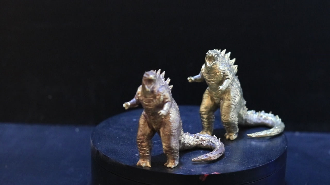 Solid Brass Godzilla Statue