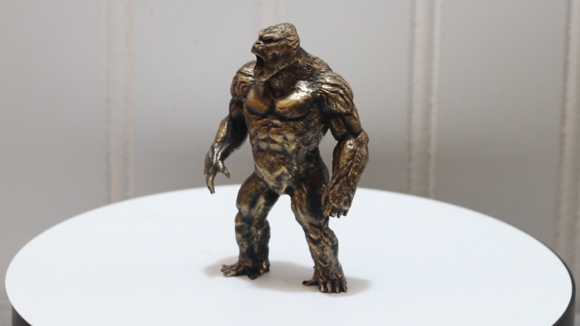 Solid Bronze King Kong Statue