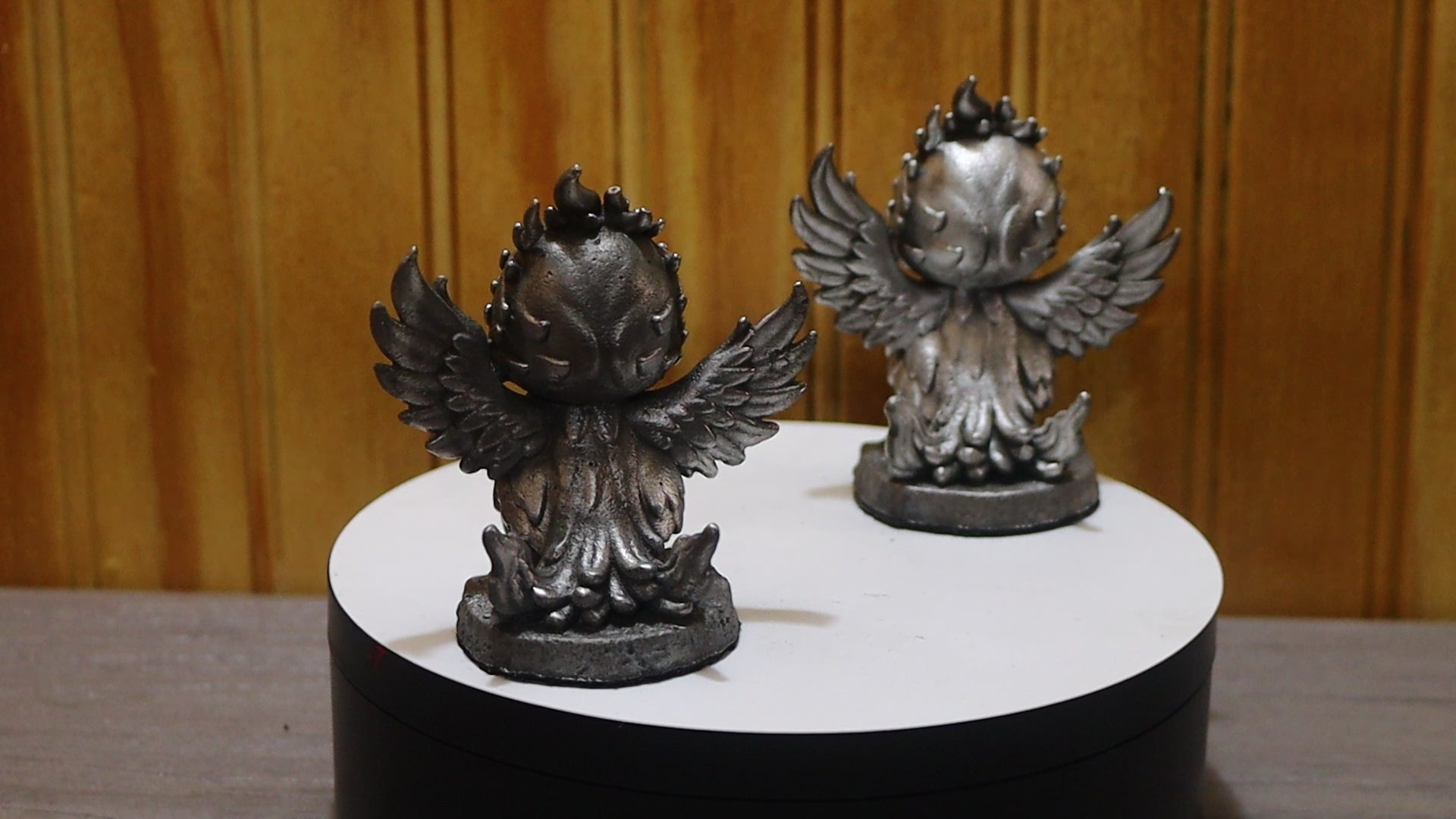 Solid Aluminum Alloy (Tenzaloy) Baby Phoenix Statue