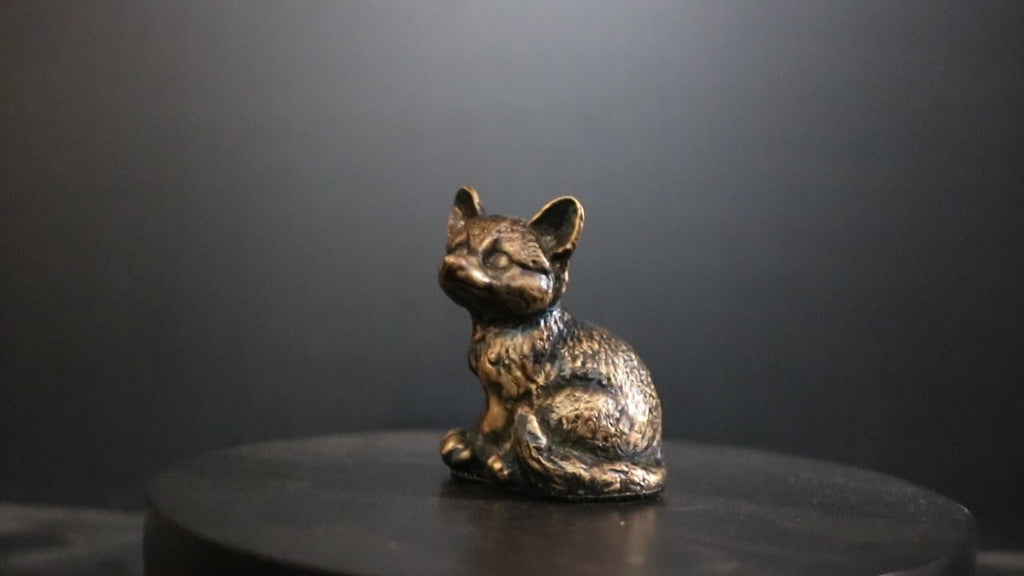 Solid Bronze Fox Statue