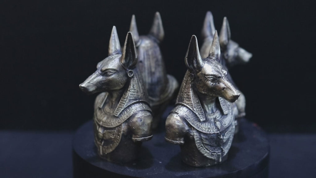 Solid Brass Anubis Bust