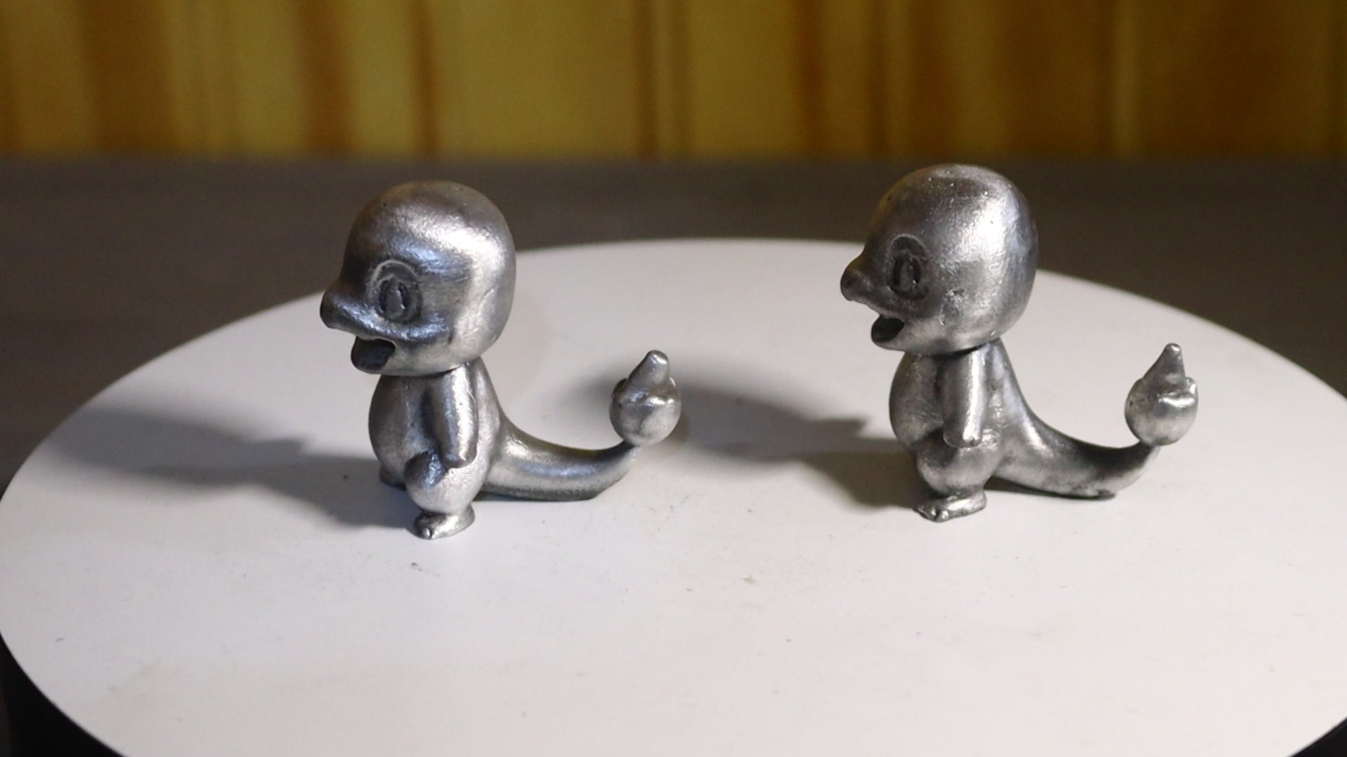 Solid Aluminum Alloy (Tenzaloy) Pokémon Charmander Statue 1.5" Tall